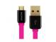 AVACOM MIC-120P kabel USB - Micro USB, 120cm, růžová