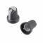 KA483-5 knoflík plastový, průměr 15mm, osa 6mm, černo/bílý