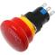 HBS1-AY-22TSD stop tlačítko, nepodsvětlené, 2póly, OFF-ON/ON-OFF, 5A/250V