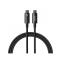 Baseus USB C (M) - USB C (M), Fast Charging 240W, 1m, černá USB propojovací kabel
