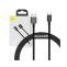Baseus CATYS-01 USB A (M) - USB C (M), 66W, 1m (černý)