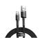 Baseus CATKLF-CG1 USB A (M) - USB C (M), 2A, 2m (černo-šedý)