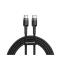 Baseus CATKLF-GG1 USB C (M) - USB C (M), 60W, PD, 1m (černo-šedý)