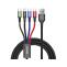 Baseus CA1T4-B01 4in1 Lightning, 2x USB-C, MicroUSB 
