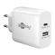 GOOBAY nabíječka USB-A+C™ PD GaN (65 W) 1x port USB-C™ (napájení) a 1x port USB-A 