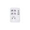 Solight P109C zásuvková rozbočka 3x 230V s 2x USB A+C, bílá, vypínač