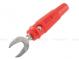 K296096 red vidlice na kabel červená