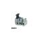 DEGSON DG801-04P-11-00AH svorkovnice zásuvka 4pól, 6,3A/250V, vstup 180°, šroub
