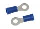 Kabelové očko KSS RF2-4, otvor 4,3mm, modrá