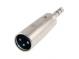  Redukce XLR 3PIN vidlice / 6,3mm vidlice - CAA04