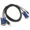 Propojovací kabel KVM USB VGA, klávesnice 1,5 m