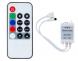 Led páskový ovladač R100, DC 12V, RGB (červená, zelená, modrá)