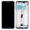 LCD Displej pro Xiaomi Redmi Note 9S (Black) komplet s rámečkem
