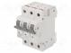 Jistič  230/400VAC  Ijmen  40A  Póly  3  DIN  Průběh  C  6kA  IP20