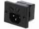 Konektor  napájecí AC  zásuvka  vidlice  10A  250VAC  IEC 60320