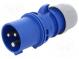 Konektor  napájecí AC  zástrčka  vidlice  16A  230VAC  IEC 60309