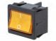 ROCKER  DPST  pol  2  ON-OFF  10A/250VAC  oranžová  IP40  LED  100mΩ