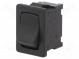 ROCKER  SPDT  pol  3  (ON)-OFF-(ON)  6A/250VAC  IP40  100mΩ  UL94V-2
