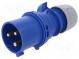 Konektor  napájecí AC  zástrčka  vidlice  32A  230VAC  IEC 60309
