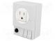 Zásuvka typu USA  125VAC  6,3A  IP20  DIN  92x62x48mm