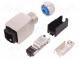 Zástrčka  RJ45  PIN  4  Kat  5  stíněný  Uspořádání výv  8p4c