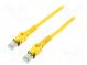 Patch cord  S/FTP  6a  lanko  Cu  PUR  žlutá  2m  27AWG  Žíly    8