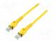 Patch cord  S/FTP  6a  lanko  Cu  PUR  žlutá  3m  27AWG  Žíly    8