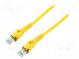 Patch cord  S/FTP  6a  lanko  Cu  PUR  žlutá  5m  27AWG  Žíly    8