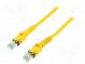Patch cord  S/FTP  6a  lanko  Cu  PUR  žlutá  10m  27AWG  Žíly    8