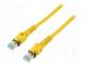 Patch cord  S/FTP  6a  lanko  Cu  PUR  žlutá  1m  27AWG  Žíly    8