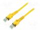 Patch cord  S/FTP  6a  lanko  Cu  PUR  žlutá  7,5m  27AWG  Žíly    8