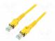 Patch cord  S/FTP  6a  lanko  Cu  PUR  žlutá  20m  27AWG  Žíly    8