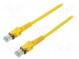 Patch cord  S/FTP  6a  lanko  Cu  PUR  žlutá  2m  27AWG  Žíly    8