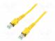 Patch cord  S/FTP  6a  lanko  Cu  PUR  žlutá  20m  27AWG  Žíly    8