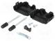 Kryt  pro konektory D-Sub  D-Sub 15pin,D-Sub HD 26pin  přímý