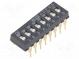 Přepínač  DIP-SWITCH  Počet sekcí  8  ON-OFF  -0,025A/24VDC  pol  2