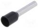 Trubičková koncovka  izolovaná  měď  1,25÷1,5mm2  10mm  16AWG
