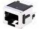 Zásuvka  RJ45  PIN  8  se zajištěním panel stop  THT  přímý