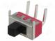 Přepínač  posuvný  pol  2  SPDT  3A/250VAC  6A/28VDC  ON-ON
