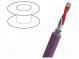 Vodič  PROFIBUS  1x2x0,64mm2  drát  Cu  PVC  fialová  30V