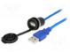 Kabel-adaptér  USB A zásuvka,USB A vidlice  1310  se záslepkou