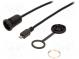 Kabel-adaptér  USB B micro vidlice,USB B micro zásuvka  1310