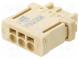 Zástrčka  Konektor  kabel-pl.spoj  har-flexicon  2,54mm  póly  3