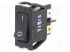 ROCKER  DPST  pol  2  OFF-ON  16A/250VAC  černá  IP40  není  100mΩ