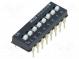 Přepínač  DIP-SWITCH  ON-OFF  0,1A/24VDC  pol  2  -30÷85°C  THT  ADE