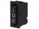 ROCKER  SPDT  pol  3  ON-OFF-ON  6A/250VAC  černá  IP40  není  100mΩ