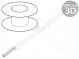 Vodič  HookUp Wire PVC  lanko  Cu  28AWG  bílá  PVC  600V  30,5m