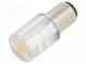 Indicator  LED  BA15D,T20  yellow  plastic  24VAC  24VDC  -20÷60°C
