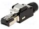 Zástrčka  RJ45  PIN  8  zlacený  Uspořádání výv  8p8c  6,5mm  26AWG