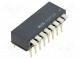 Přepínač  DIP-SWITCH  ON-OFF  0,1A/24VDC  pol  2  -30÷85°C  THT  ADP